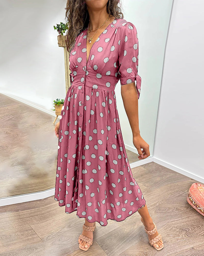 Bailey | Elegant Polka Dot Dress