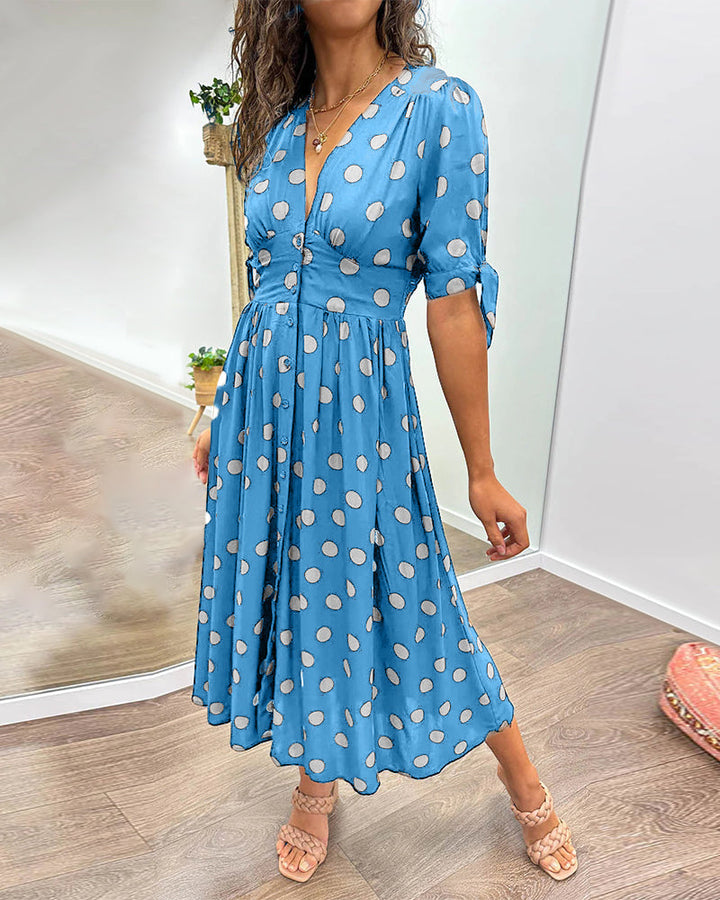 Bailey | Elegant Polka Dot Dress