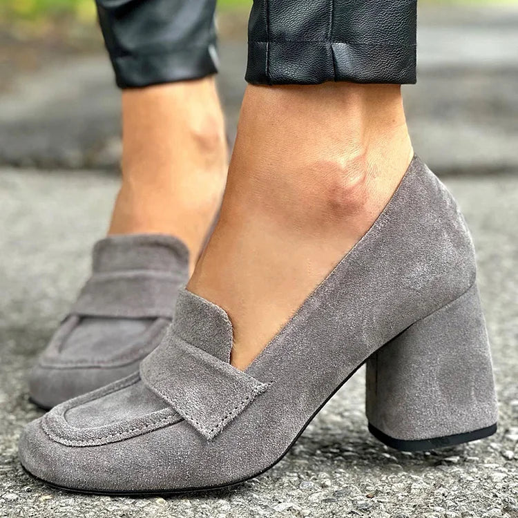 Deborah | Block Heel Loafers