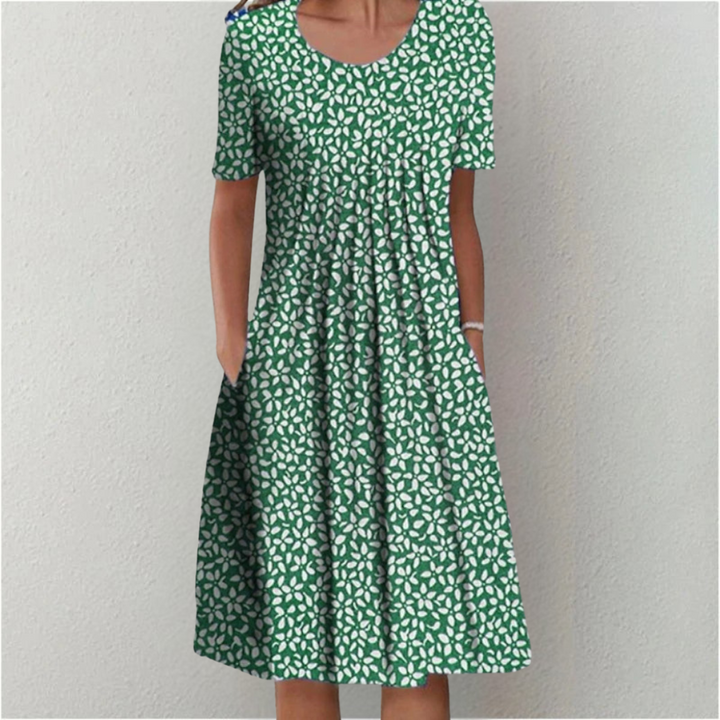 Gwendolyn | Stylish and Casual Floral Dress with Pockets