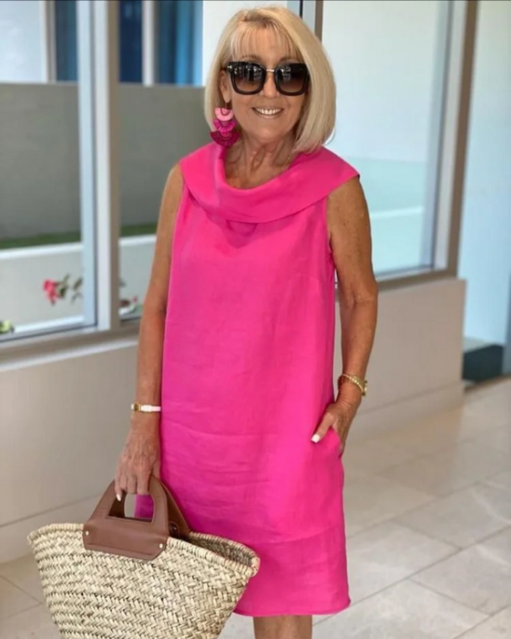 Sherry | Lightweight Dress with Stylish Neckline