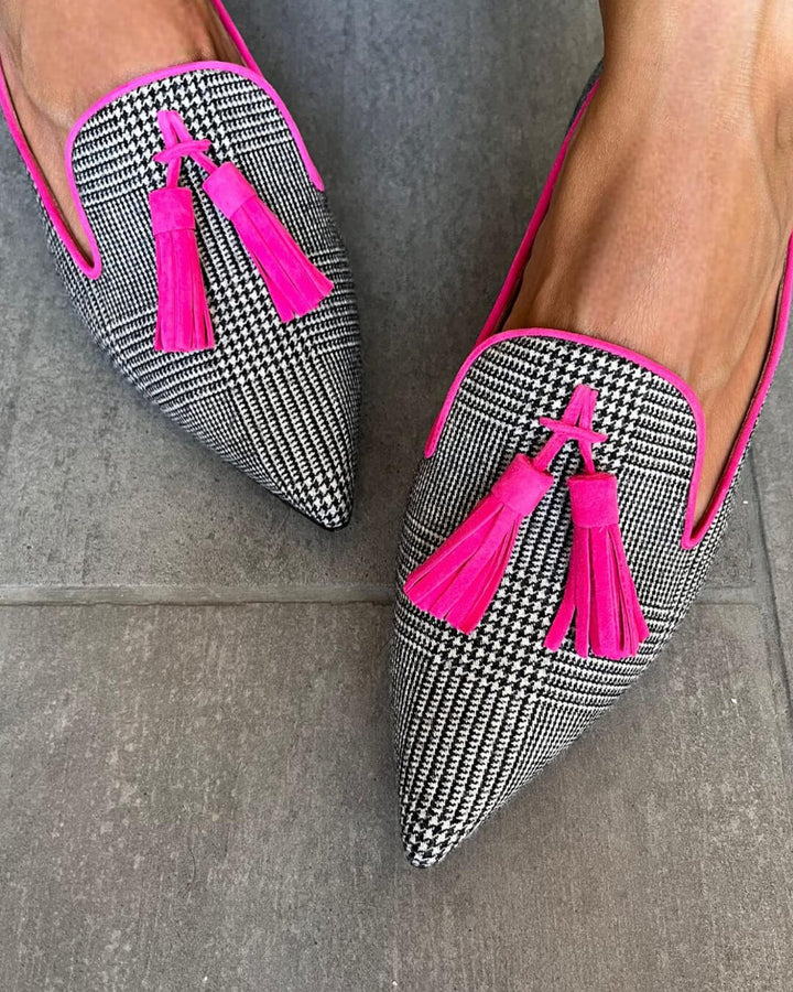 Davina | Elegant Fringe Loafers
