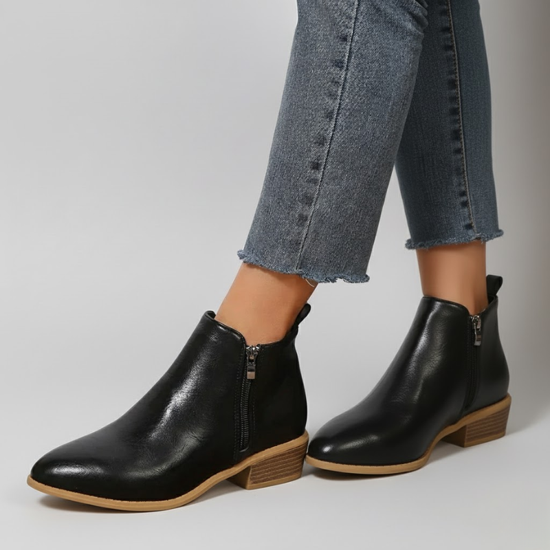 Veronica | Orthopedic Leather Boots