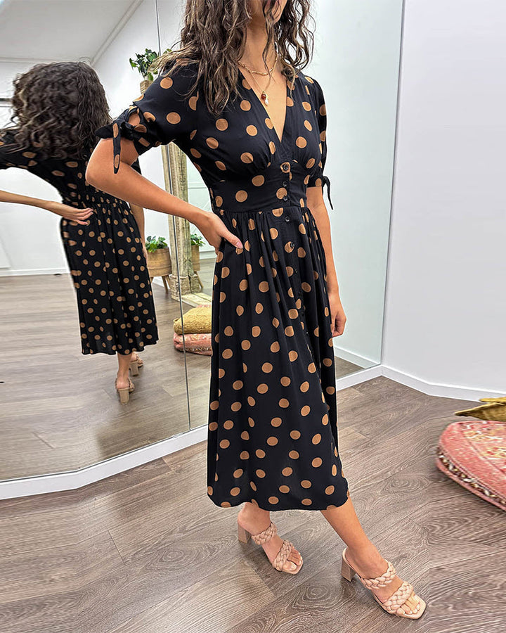 Bailey | Elegant Polka Dot Dress