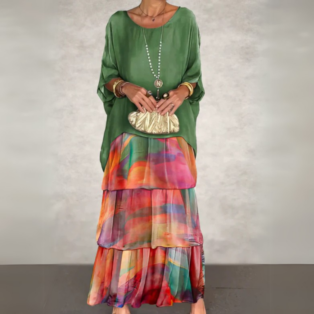 Kali | Elegant Long Flowing Dress