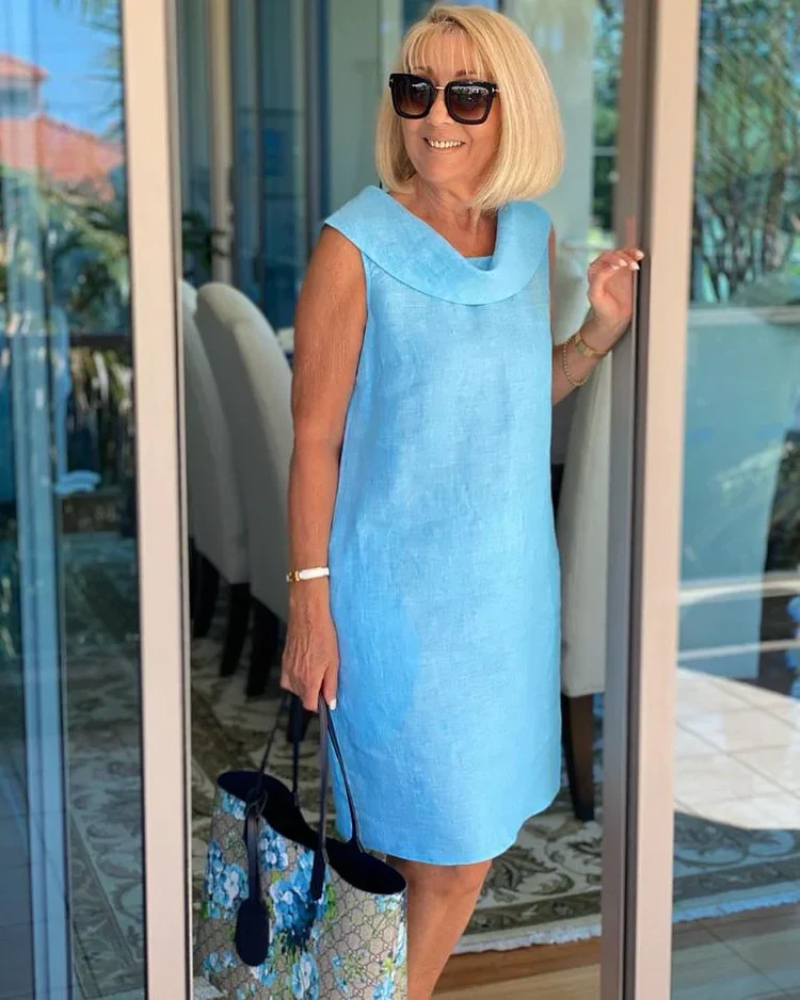 Sherry | Lightweight Dress with Stylish Neckline