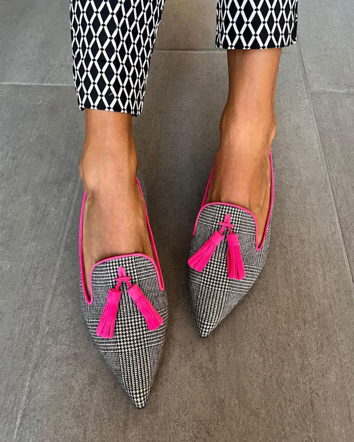 Davina | Elegant Fringe Loafers