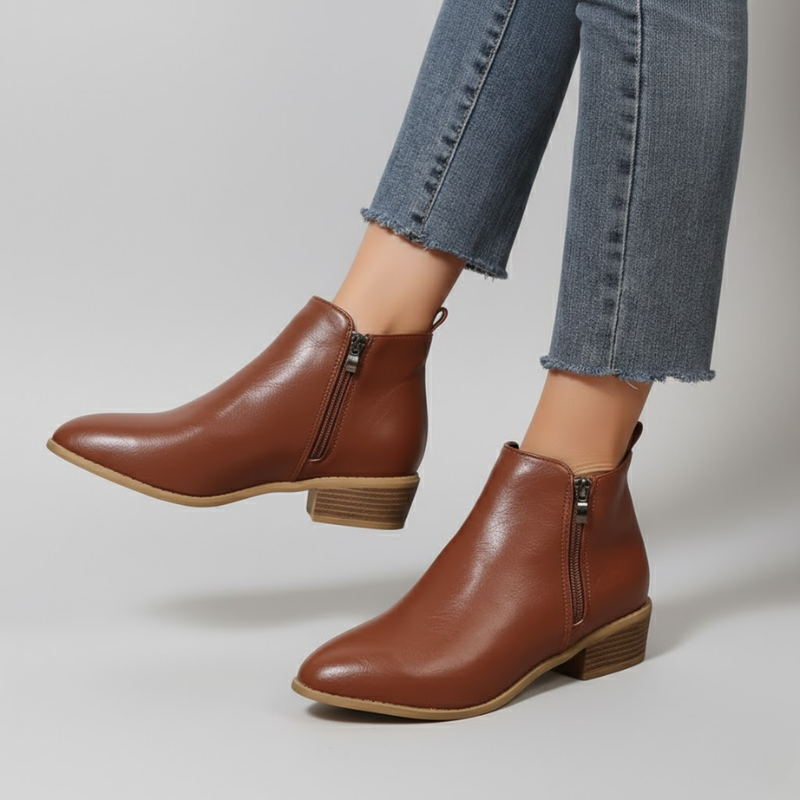 Veronica | Orthopedic Leather Boots