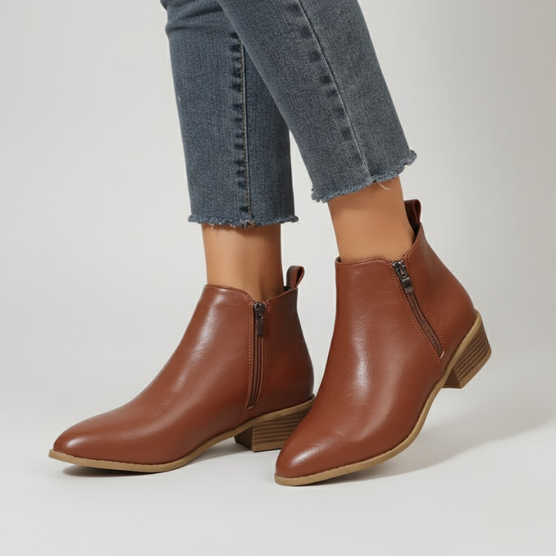 Veronica | Orthopedic Leather Boots