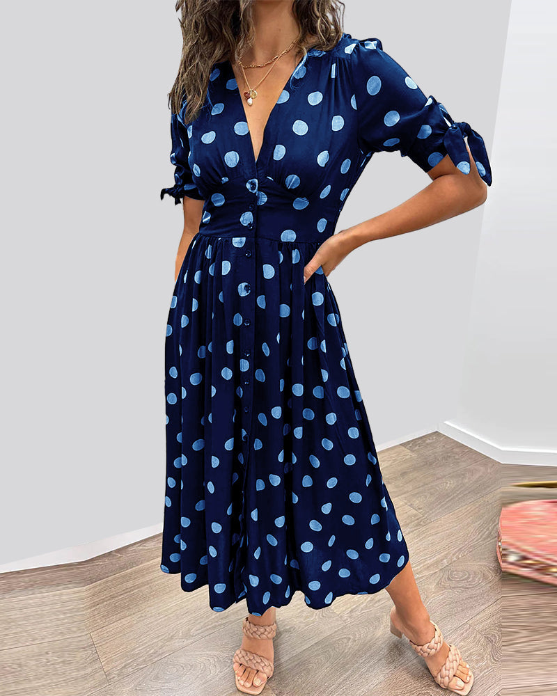 Bailey | Elegant Polka Dot Dress