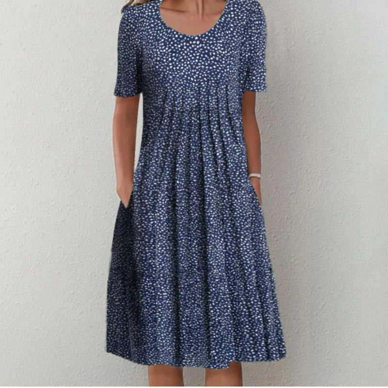 Gwendolyn | Stylish and Casual Floral Dress with Pockets
