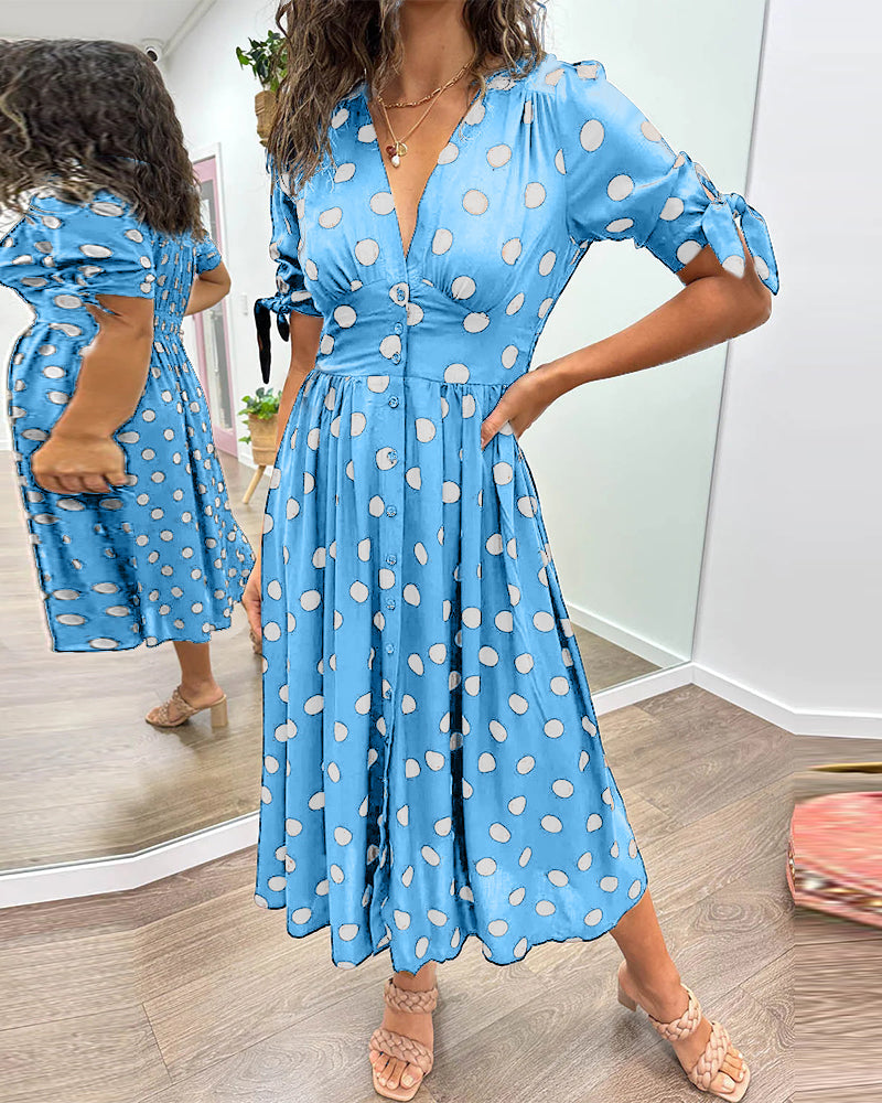 Bailey | Elegant Polka Dot Dress