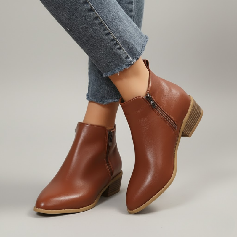 Veronica | Orthopedic Leather Boots