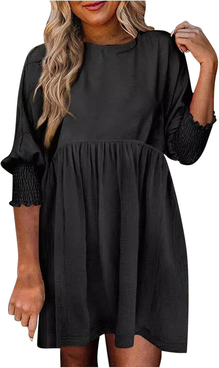 Evelyn | Ruched Summer Day Dress