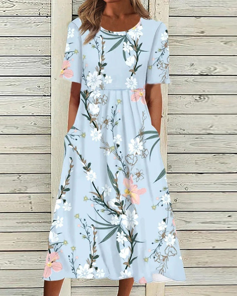 Jean | Printed Midi Dress