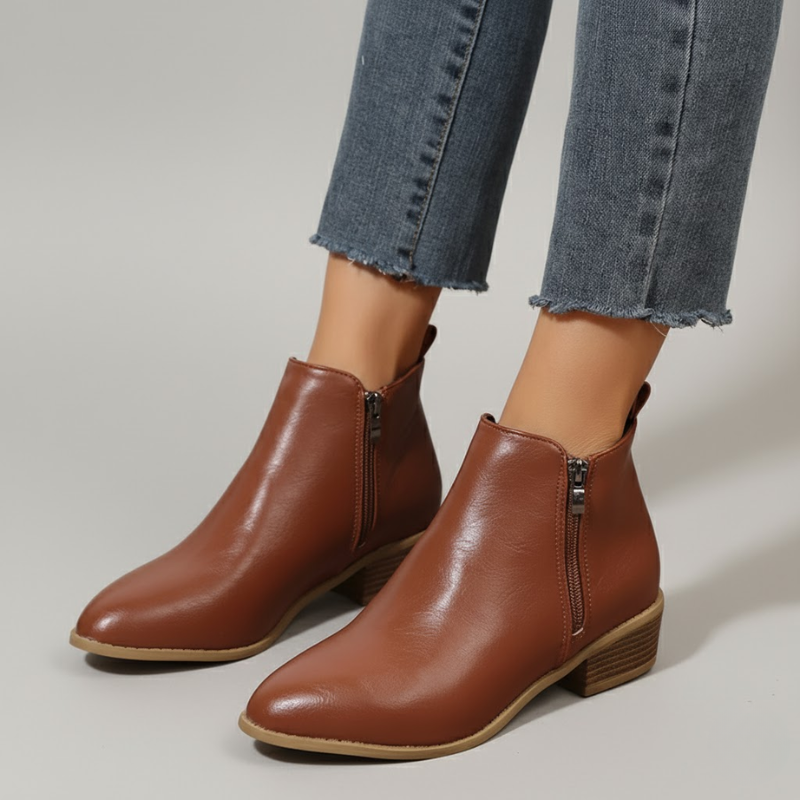 Veronica | Orthopedic Leather Boots
