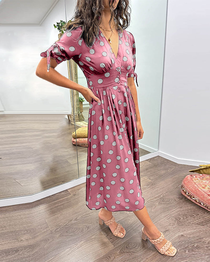 Bailey | Elegant Polka Dot Dress