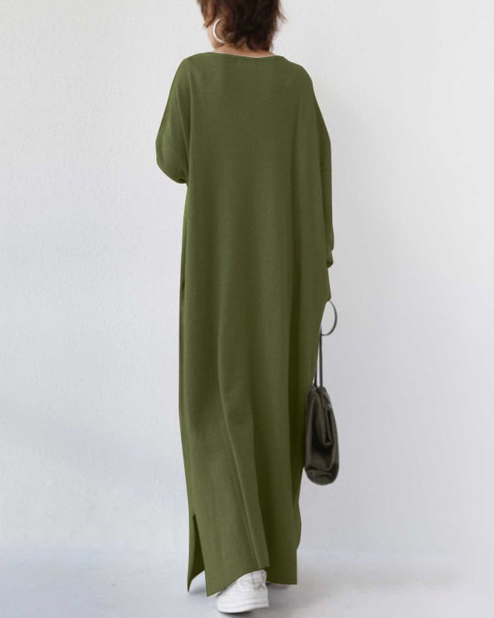 Harriet | Elegant Winter Maxi Dress for Women with Long Sleeves