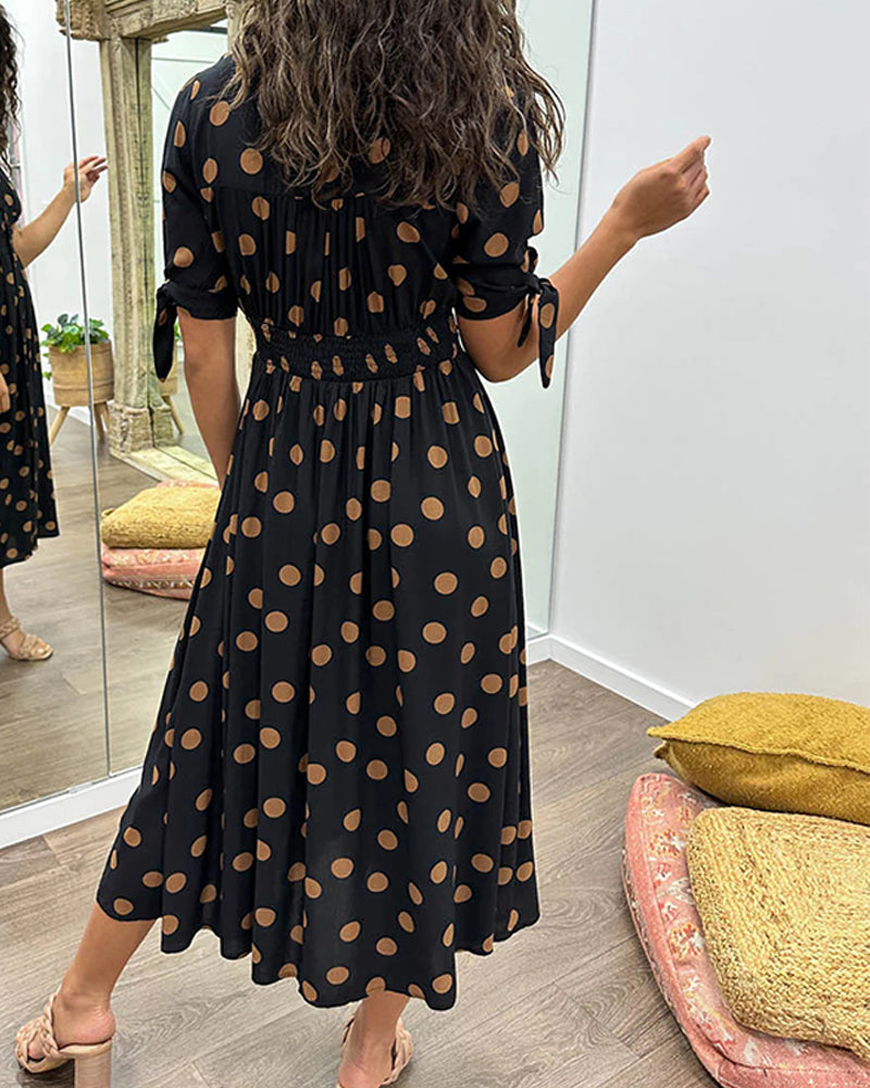 Bailey | Elegant Polka Dot Dress