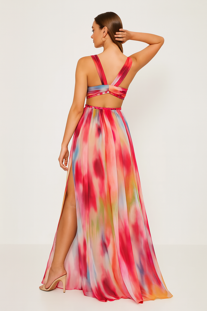 Adrienne | Painted Maxi Dress