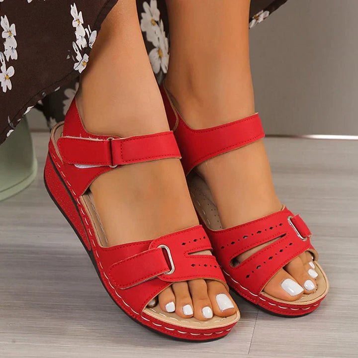 Women's Orthopedic Sandals Velcro Ankle Strap Cutout