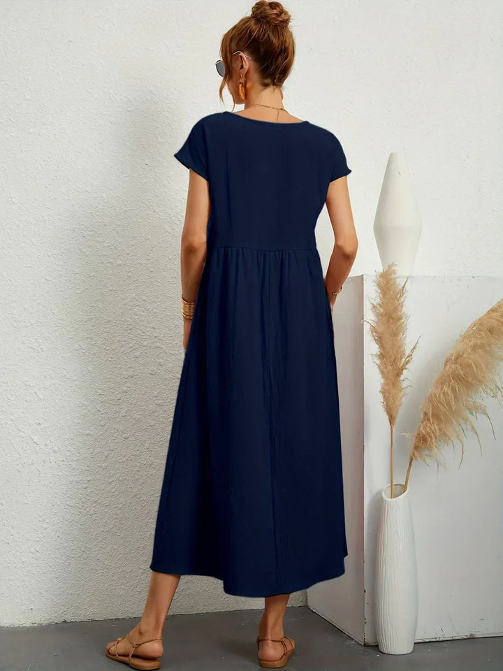 Veronica | Flowing Midi Dress with Timeless Elegance