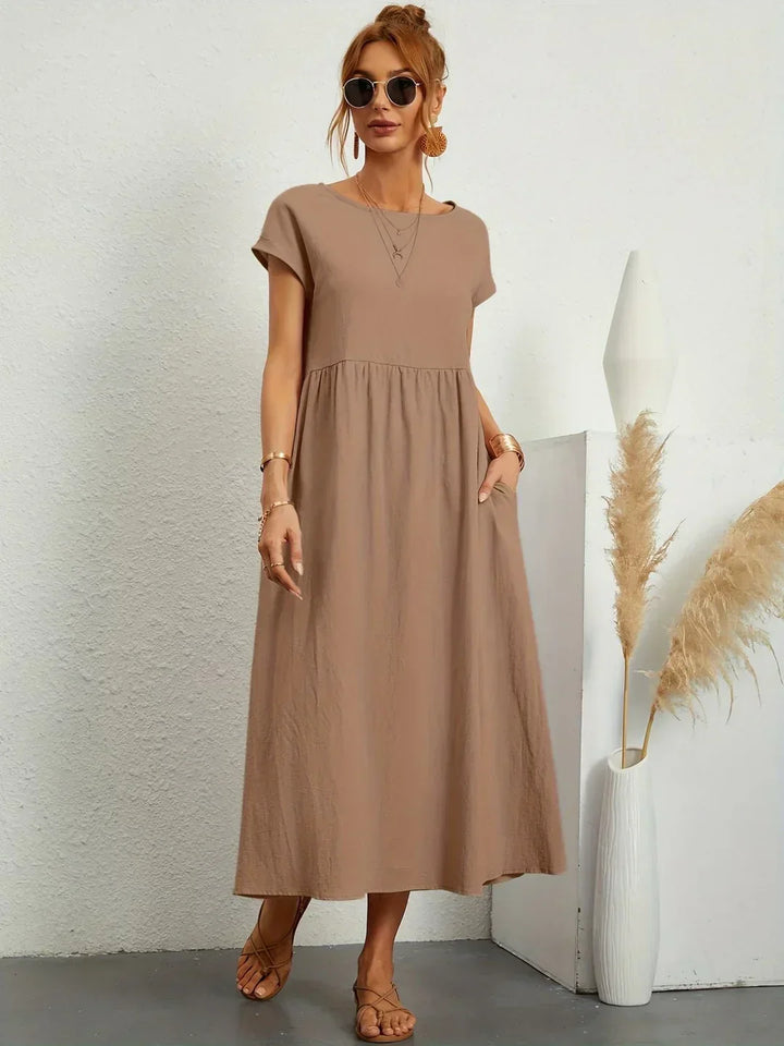 Veronica | Flowing Midi Dress with Timeless Elegance