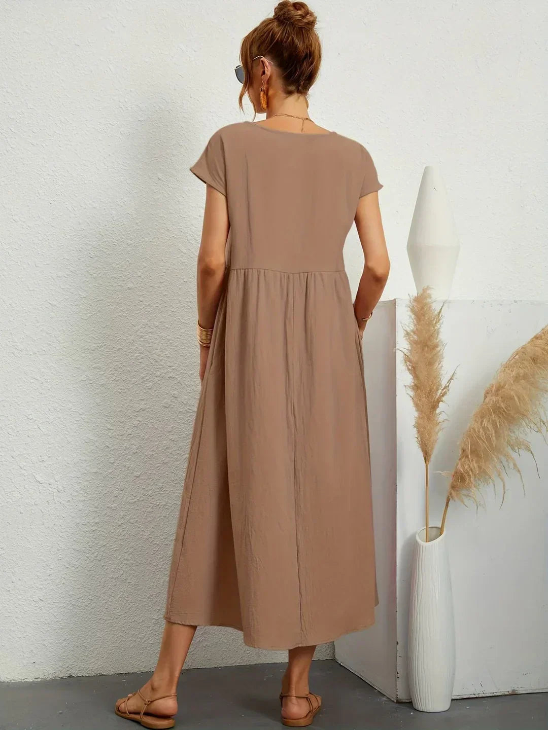 Veronica | Flowing Midi Dress with Timeless Elegance