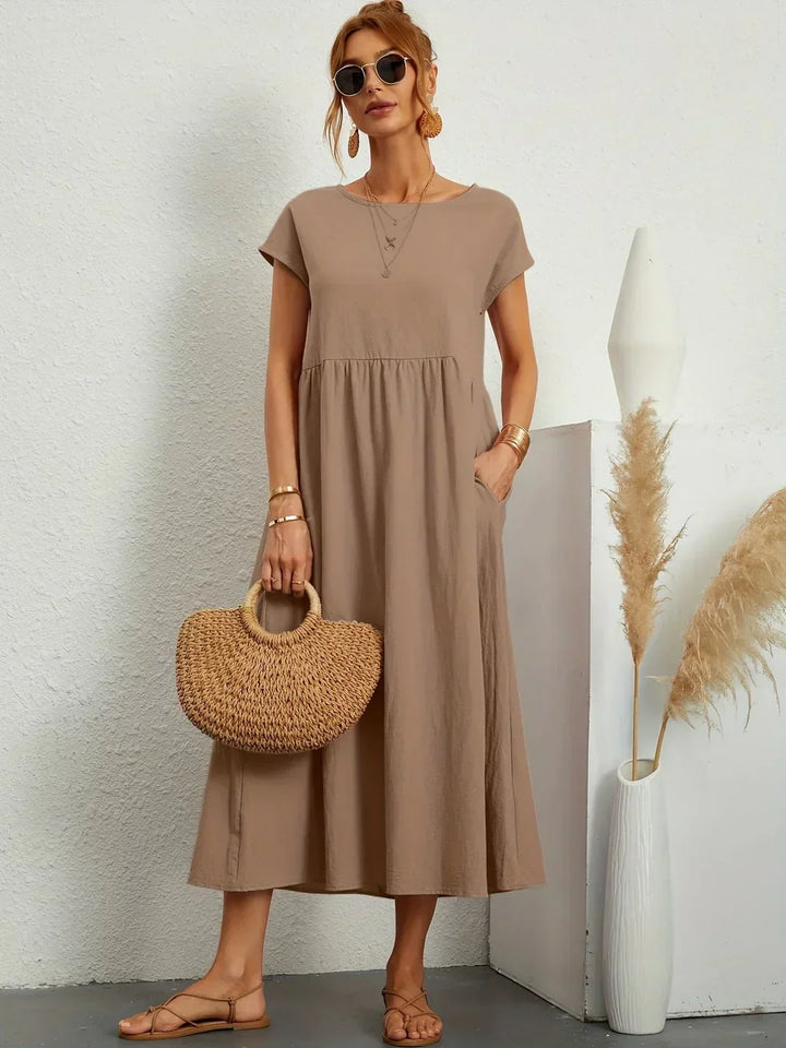 Veronica | Flowing Midi Dress with Timeless Elegance