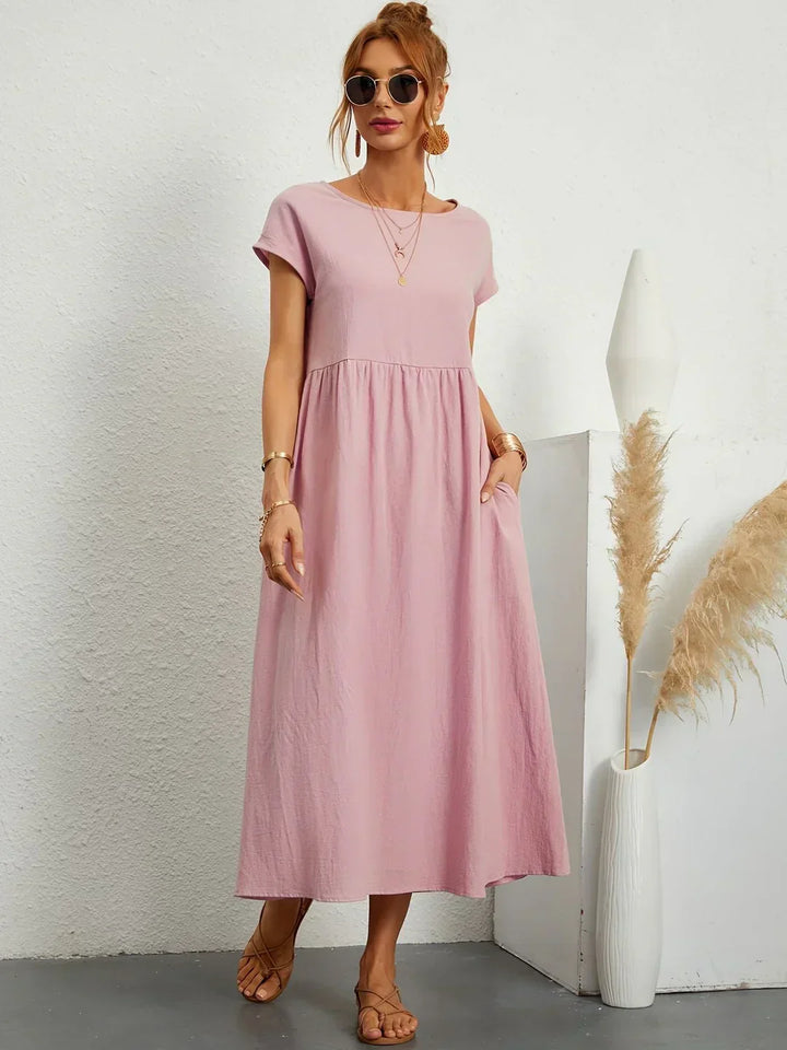Veronica | Flowing Midi Dress with Timeless Elegance
