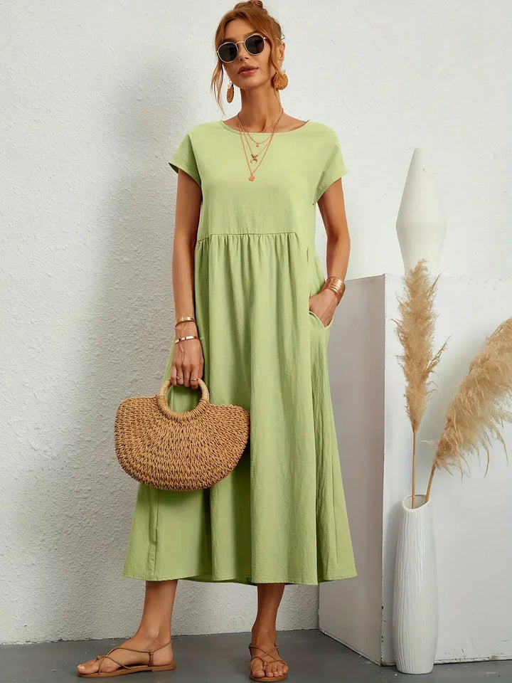 Veronica | Flowing Midi Dress with Timeless Elegance