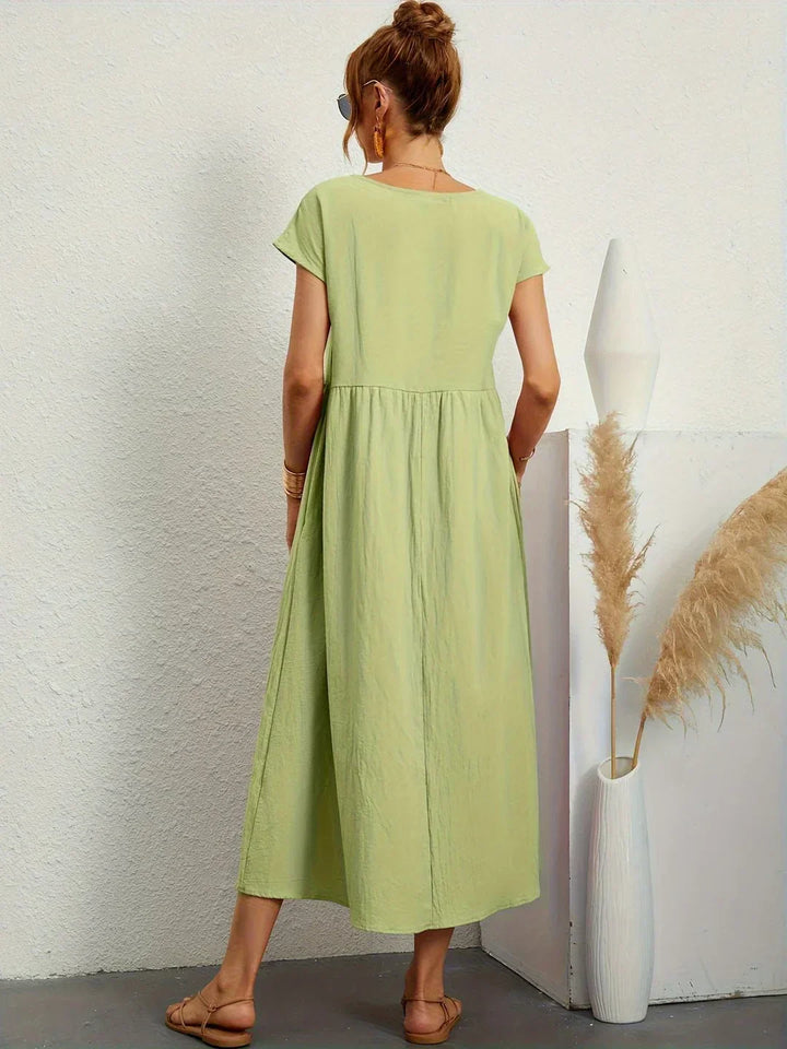 Veronica | Flowing Midi Dress with Timeless Elegance