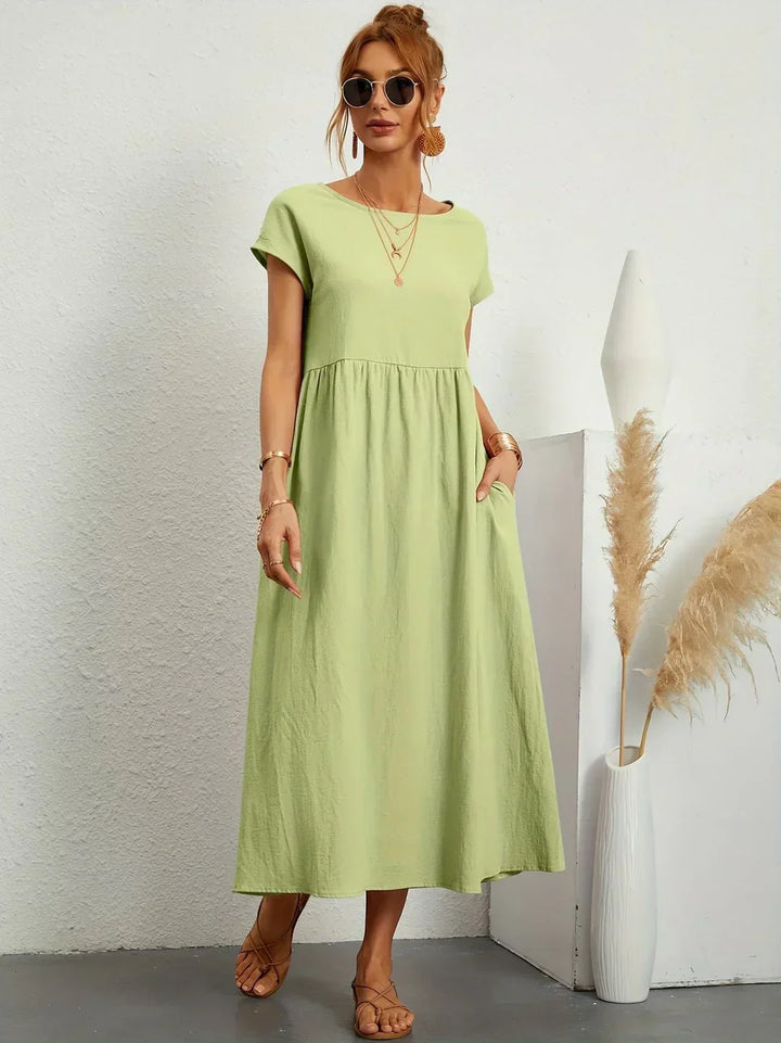 Veronica | Flowing Midi Dress with Timeless Elegance