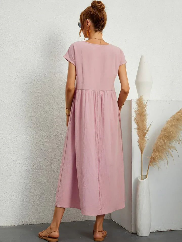 Veronica | Flowing Midi Dress with Timeless Elegance