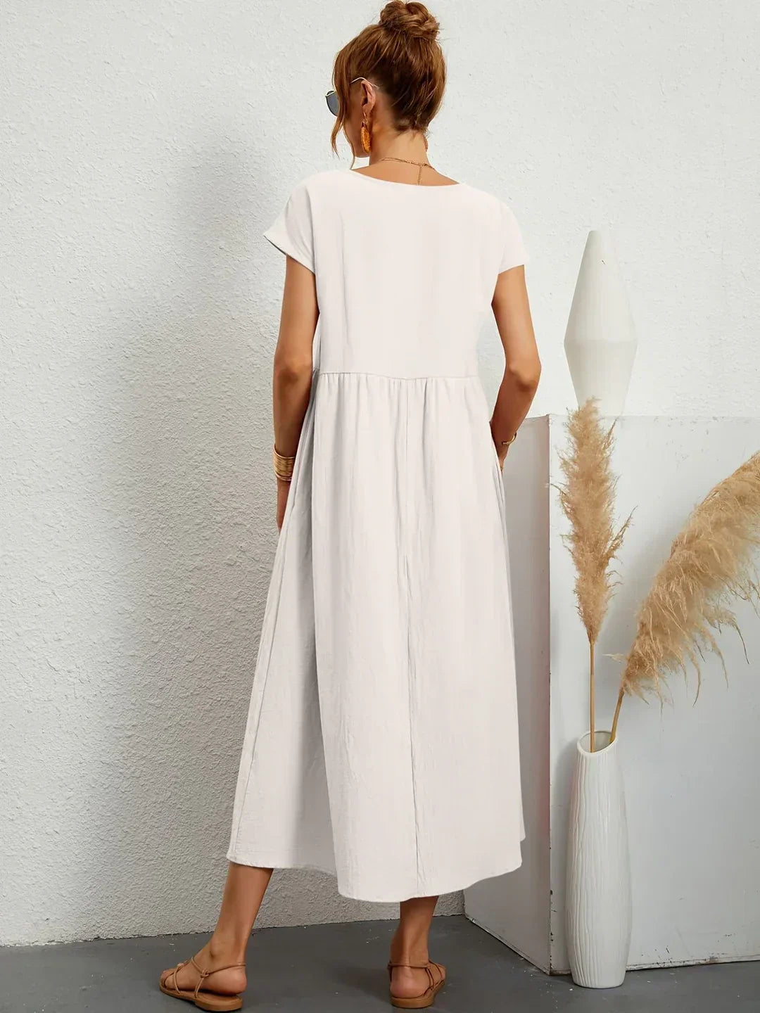 Veronica | Flowing Midi Dress with Timeless Elegance