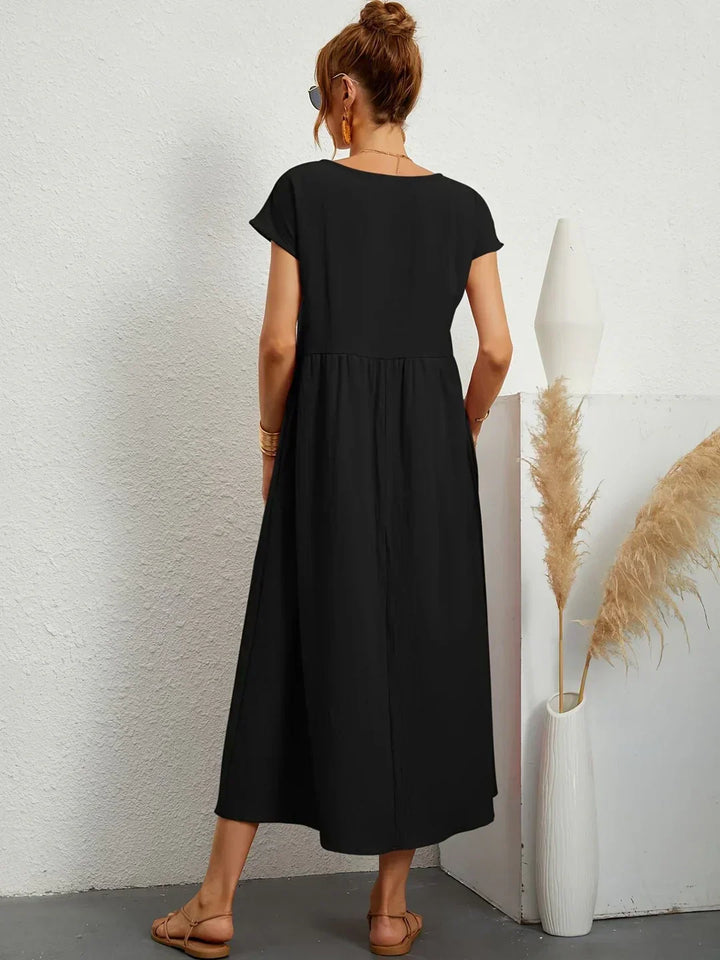 Veronica | Flowing Midi Dress with Timeless Elegance