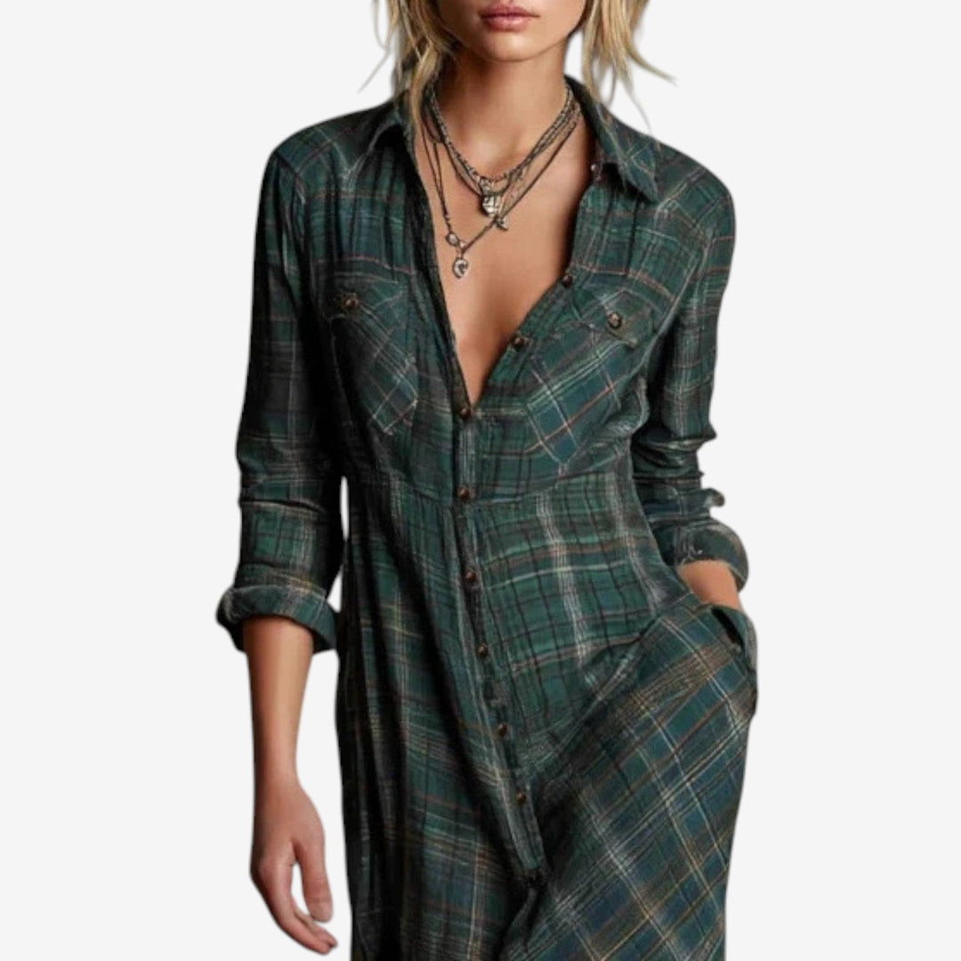Emma | Collared Minimalist Dress
