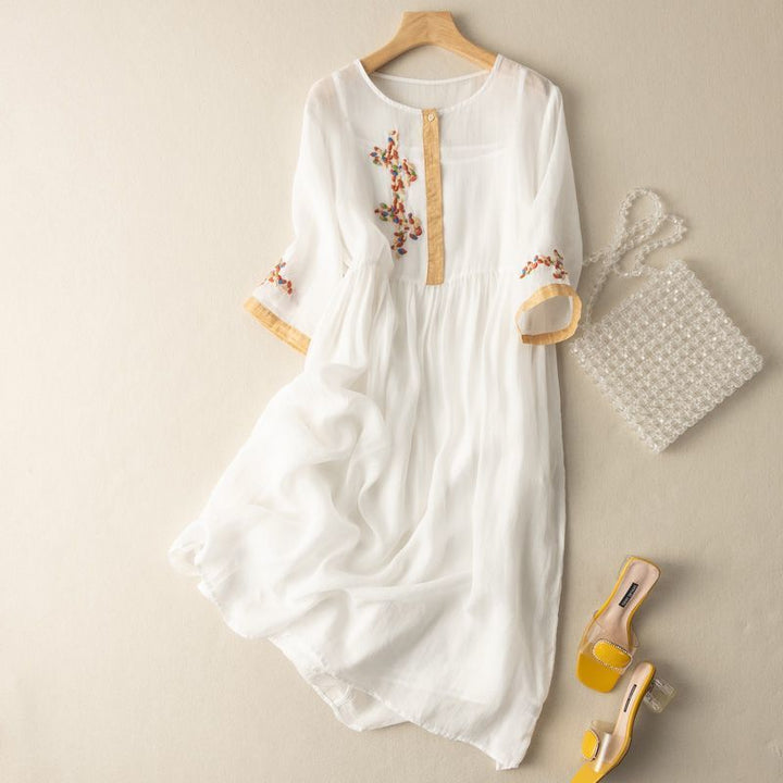 Sofia | Pattern Relaxed Midi Dress