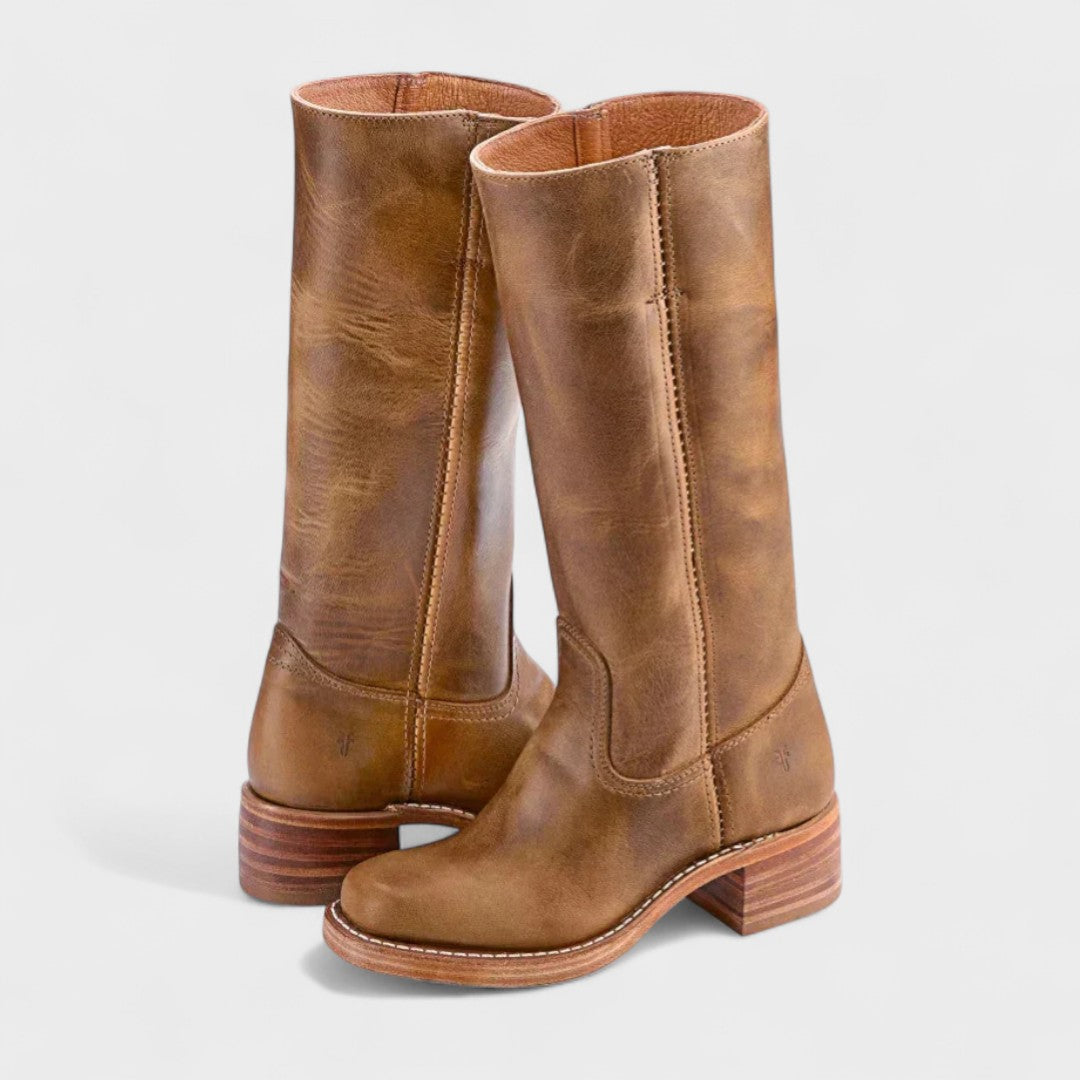 Veronica | Tall Leather Boots