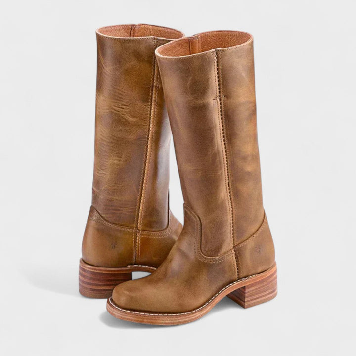 Veronica | Tall Leather Boots