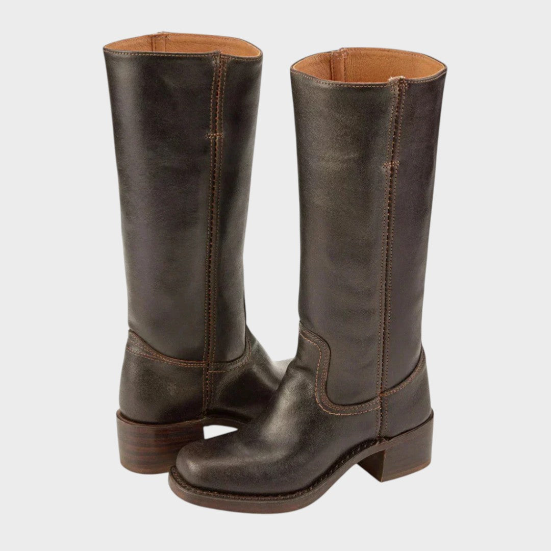 Veronica | Tall Leather Boots