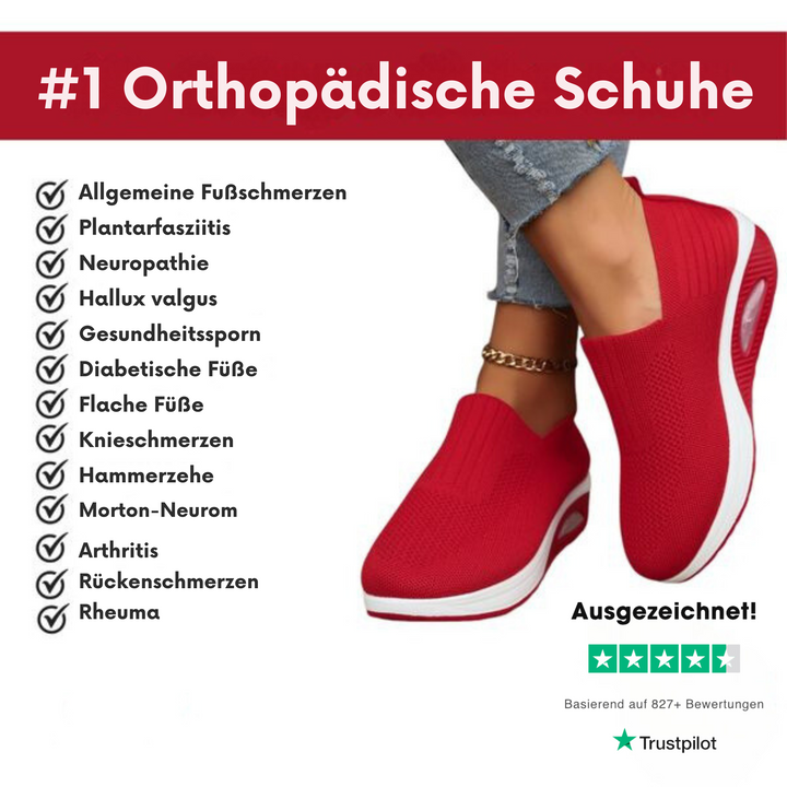 Women's Orthopedic Slip-On Sneakers Air Cushion Platform