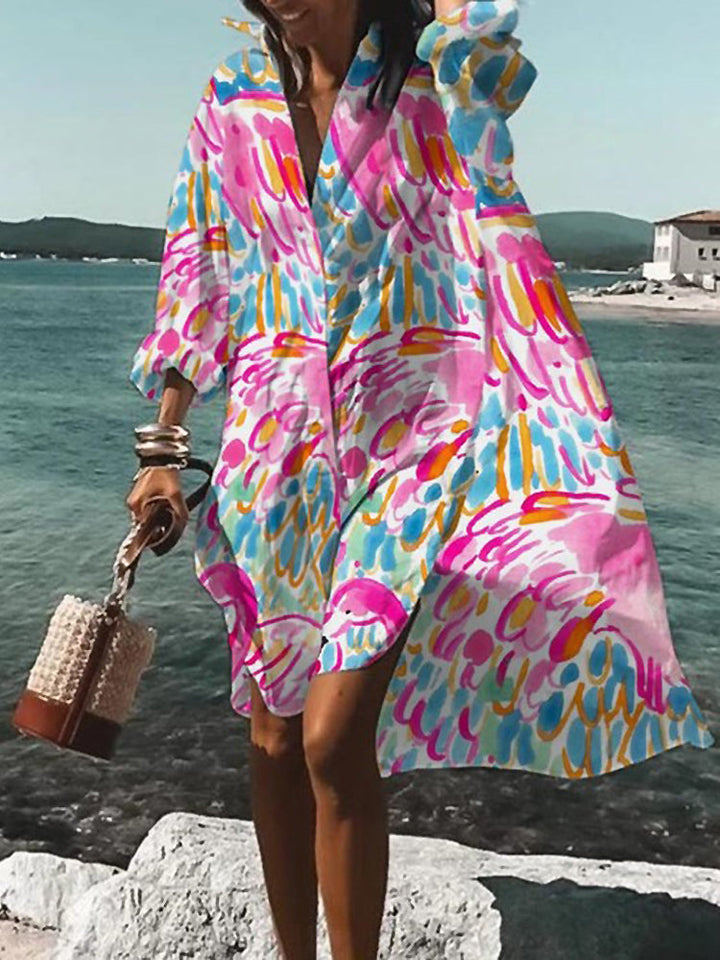 Mary | Summer Midi Shirt Dress