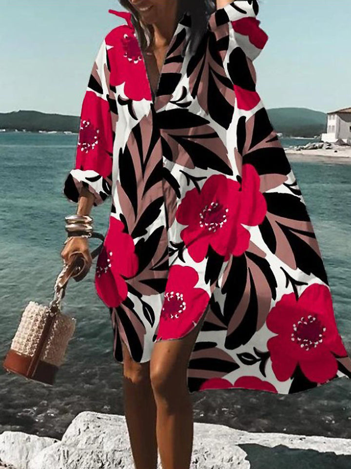 Mary | Summer Midi Shirt Dress