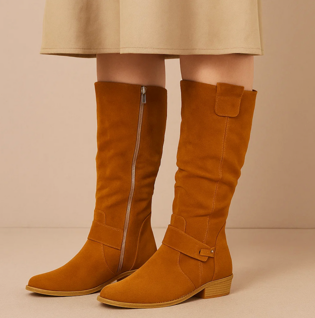Veronica - Suede Orthopedic Boots