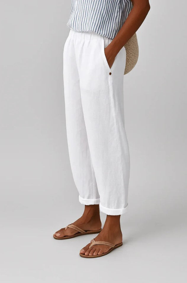 Veronica | Timeless Linen-Cotton Trousers