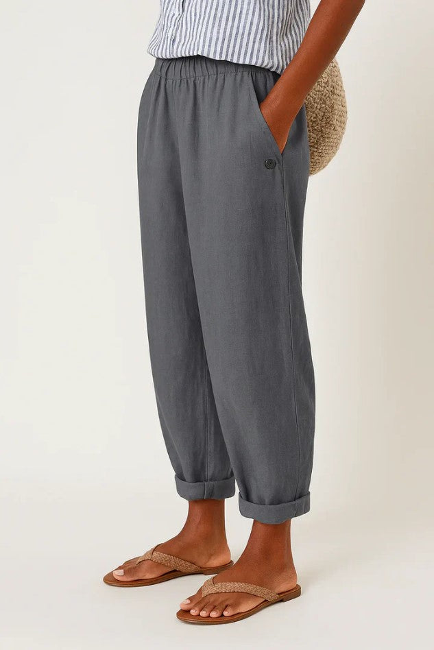 Veronica | Timeless Linen-Cotton Trousers