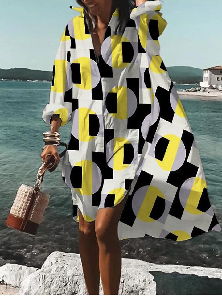 Mary | Summer Midi Shirt Dress