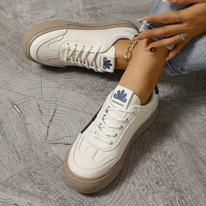 Women's Orthopedic Lace-Up Trainer Shoes Cushioned Sole