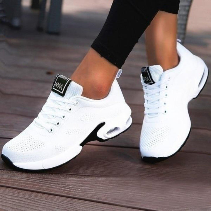 Women's Orthopedic Air Cushion Mesh Lace-Up Sneakers